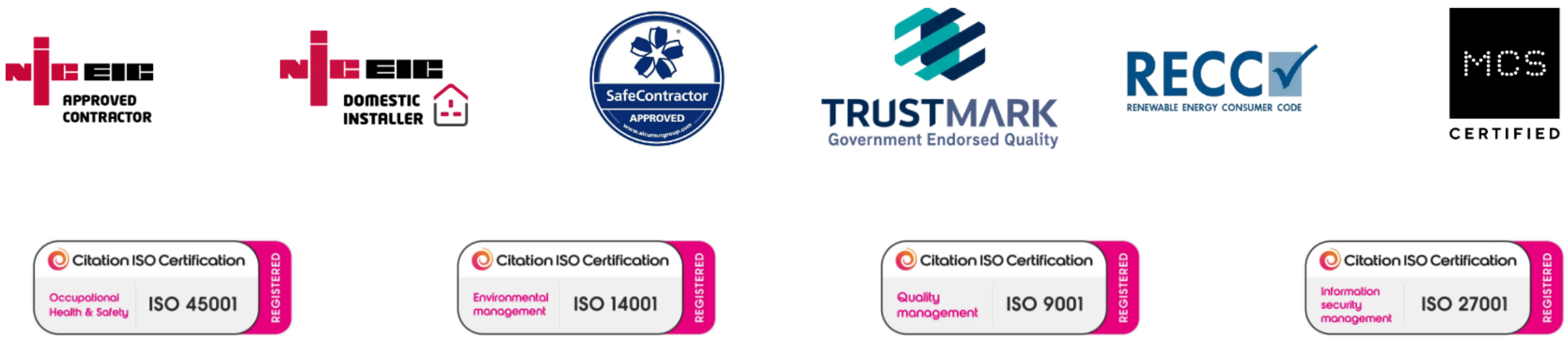 Footer Accreditations